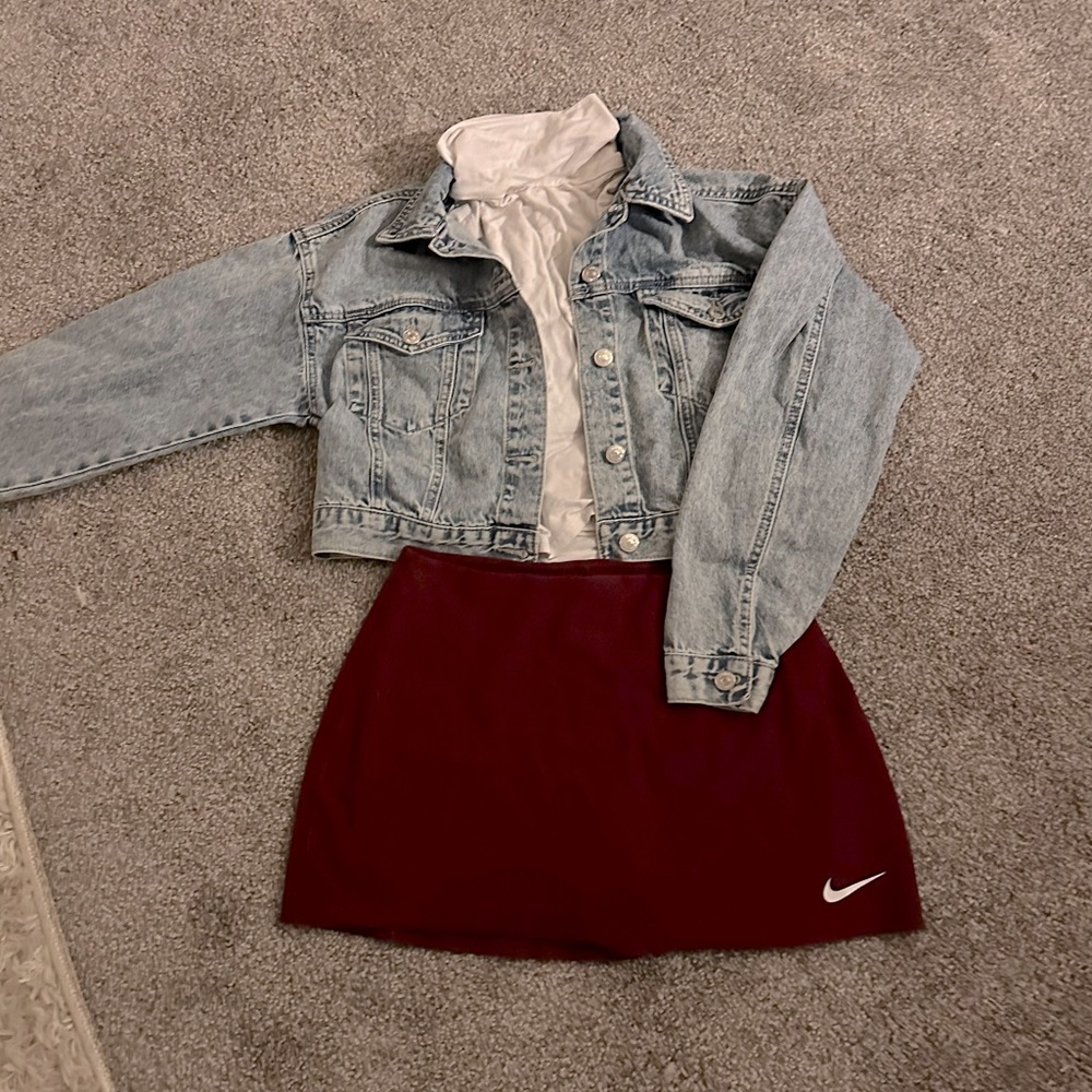 Red Nike skirt!!